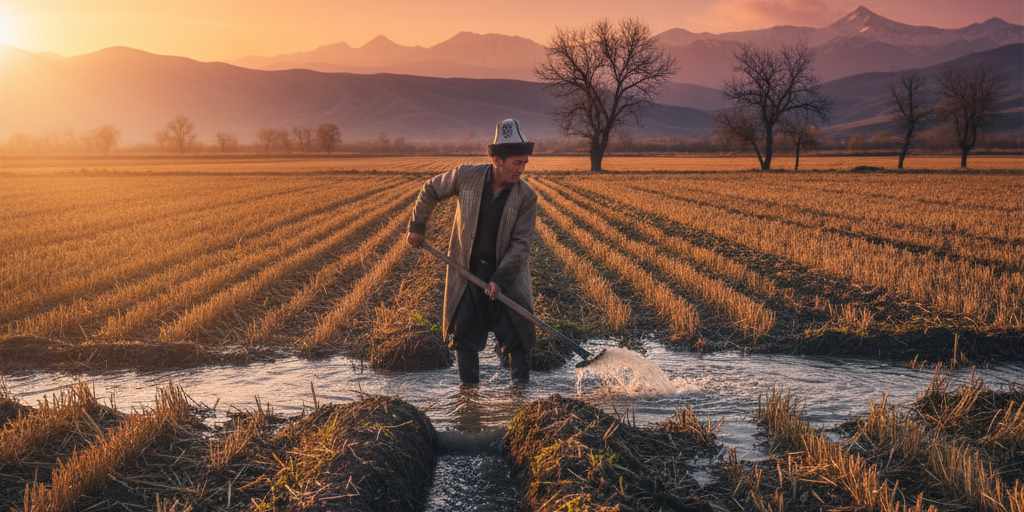 Фермеров КР призвали проводить влагозарядковый полив: метод снижает дефицит влаги на 30–40%
