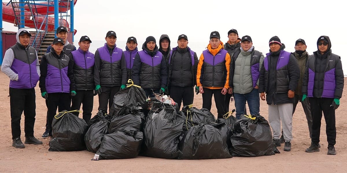 MEGA поддержала эколого-просветительский маршрут вдоль северного берега Иссык-Куля