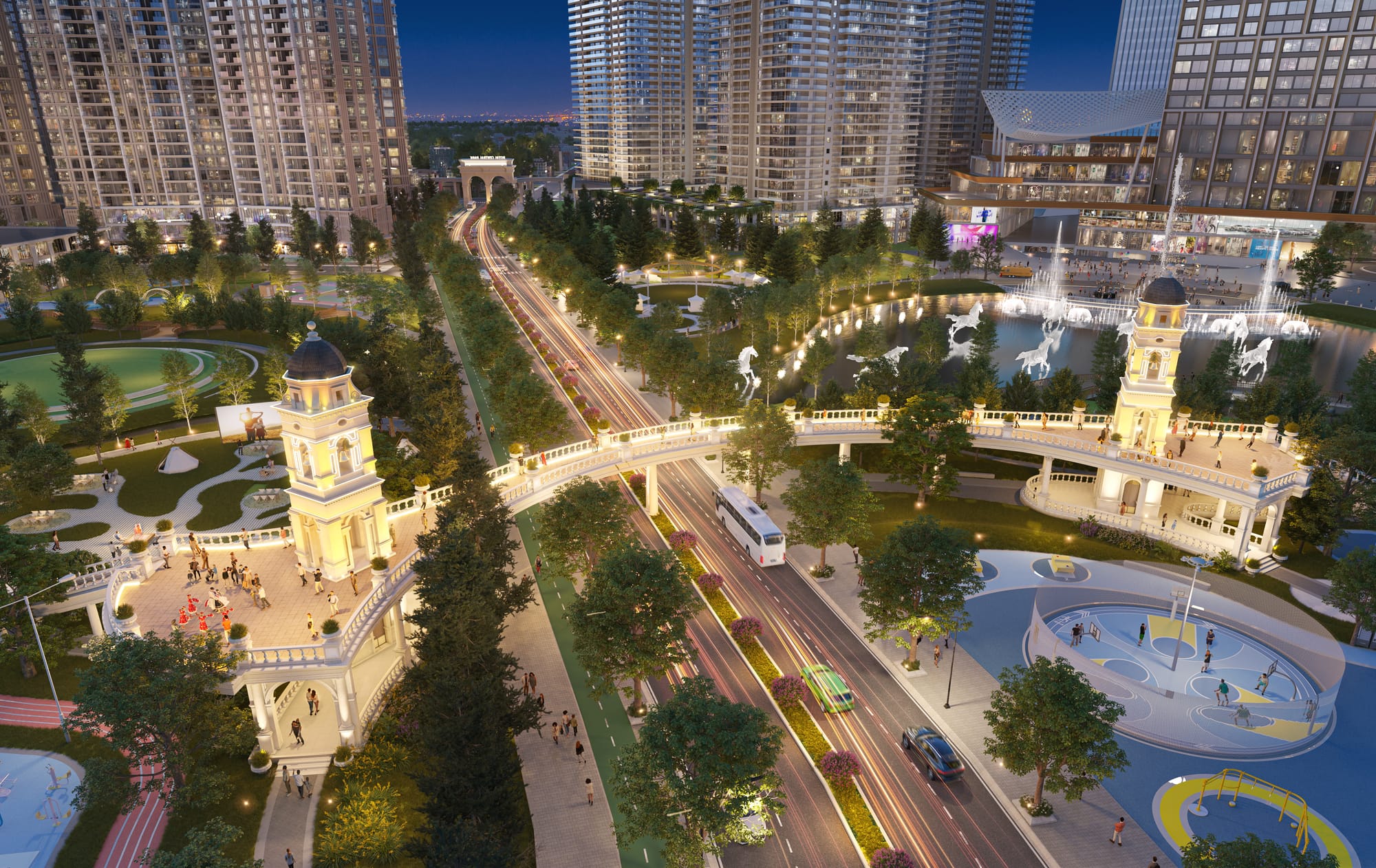 Мегаполис all-in-one Royal Central Park с концепцией «город в городе».