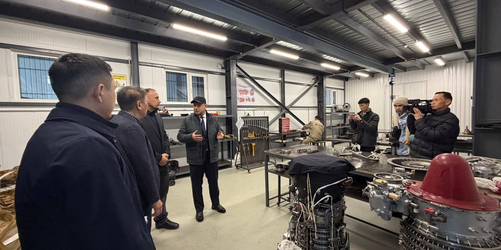 В СЭЗ «Бишкек» создают базу для обслуживания вертолетов Ми-171 и Ми-8