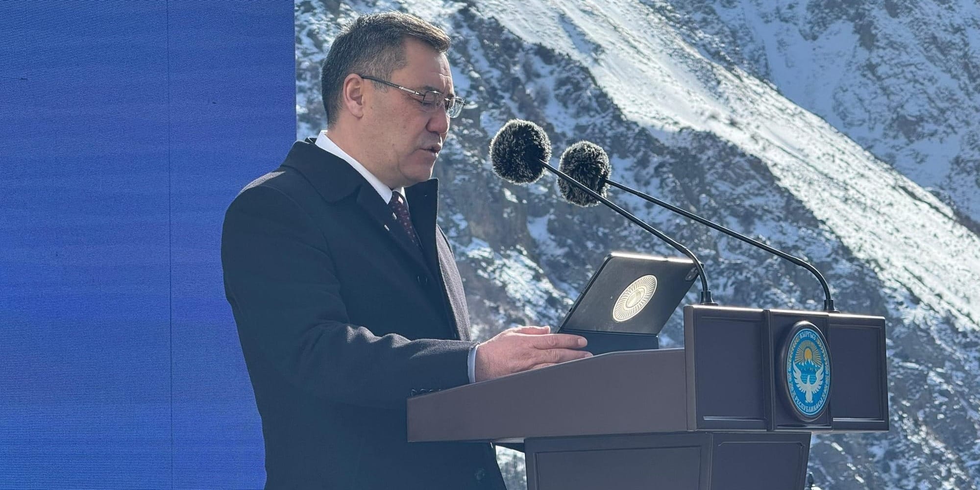 «Услышу о притеснениях — не обижайтесь»: Жапаров открыл канатку в Ала-Арче и вступился за бизнес