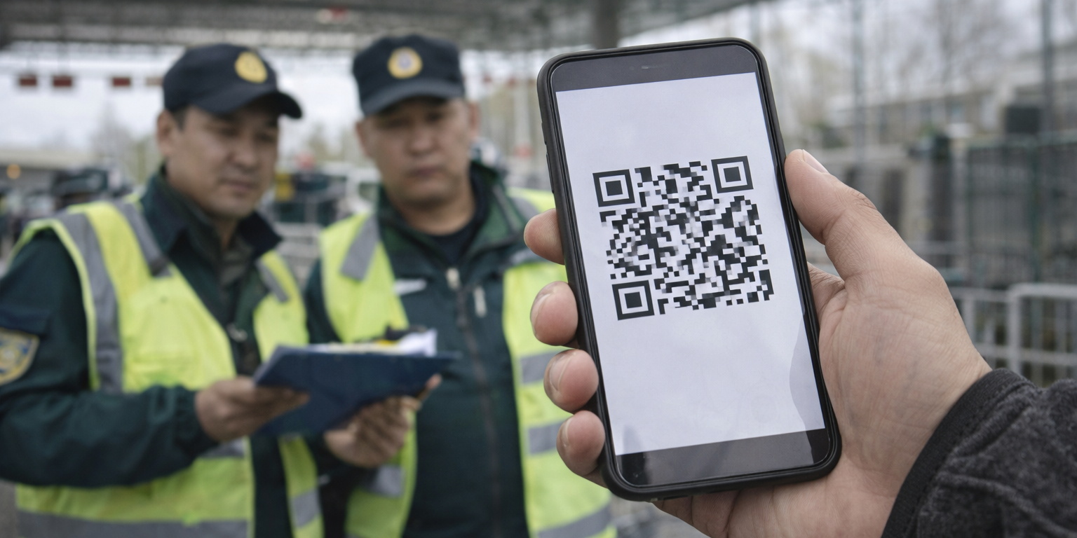 Как не застрять на границе: в Кыргызстане введут проверку долгов через QR