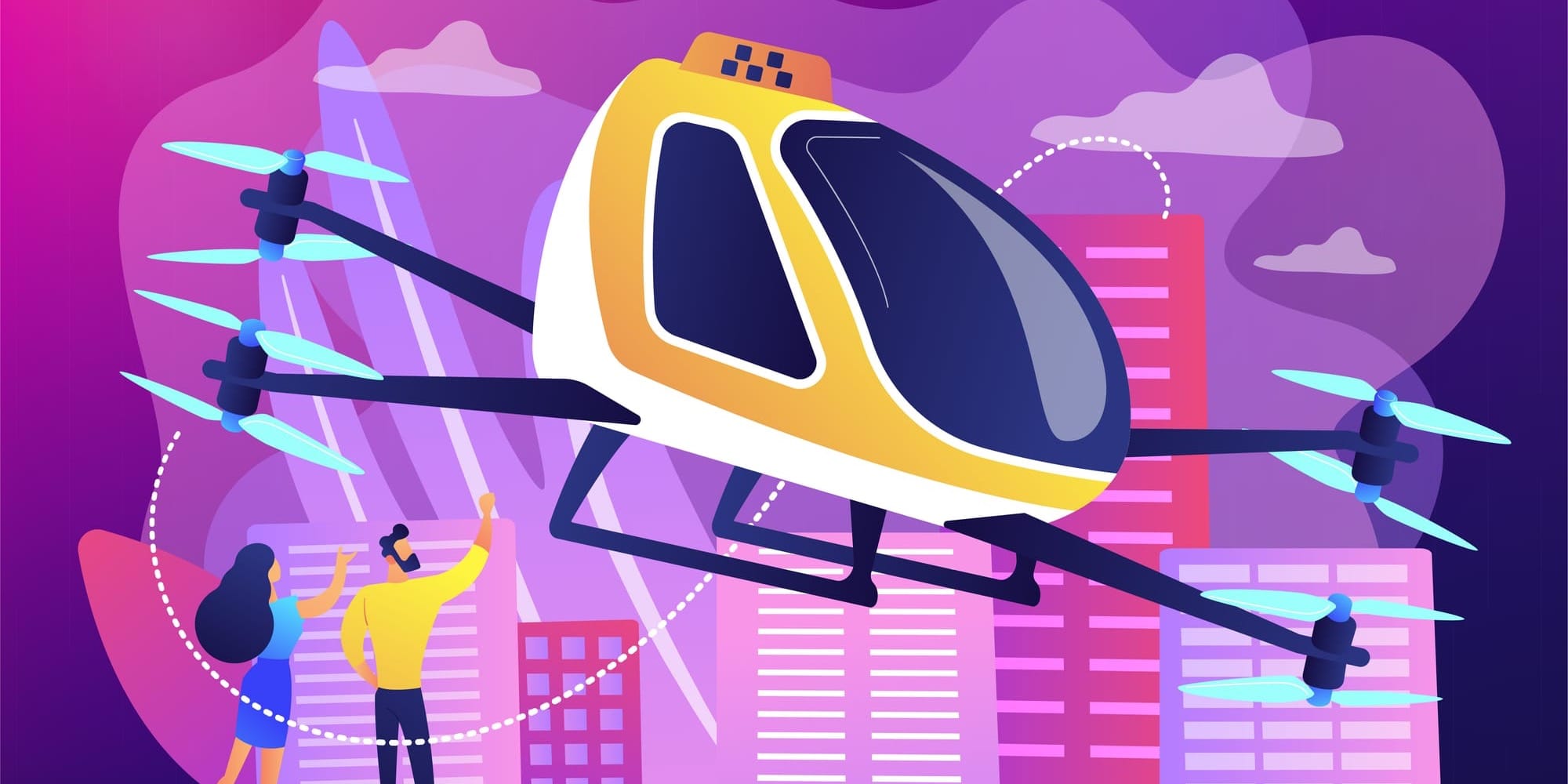 В Казахстане в 2026 году планируют запустить воздушное такси