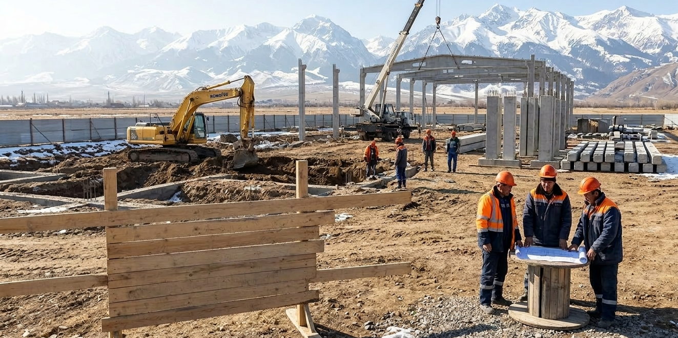 НЭСК построит в Таласской и Чуйской областях заводы ЖБИ для обновления энергосетей