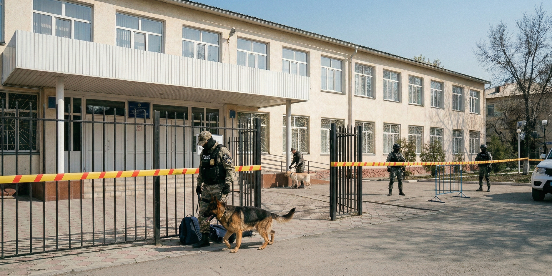 В Бишкеке школьники разослали ложные сообщения о бомбе — их личности установлены