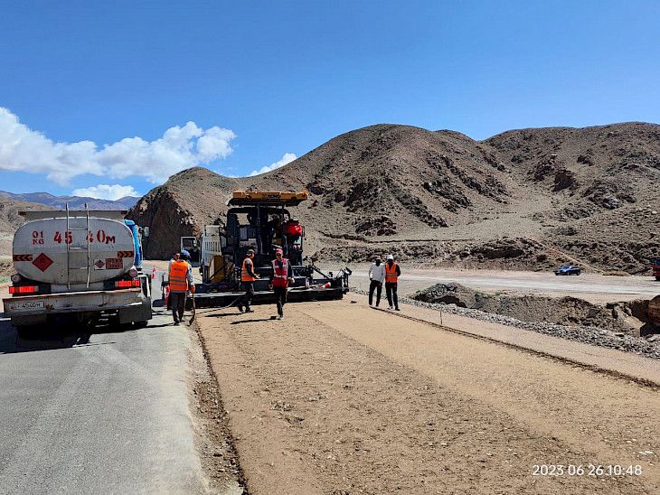 Участок Балыкчи - Кочкор трассы "Север - Юг" обещают сдать в текущем году изображение публикации