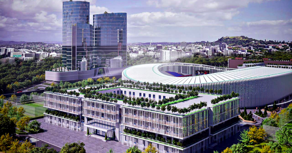 Под строительство академии "Барселоны" в Бишкеке заложили капсулу – на проект понадобится 10 млрд сомов изображение публикации