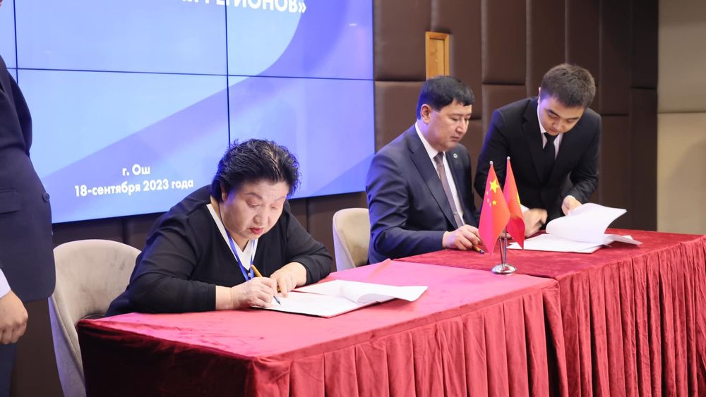 Китай построит в Ошской области крупный промышленный комплекс за $920 млн изображение публикации