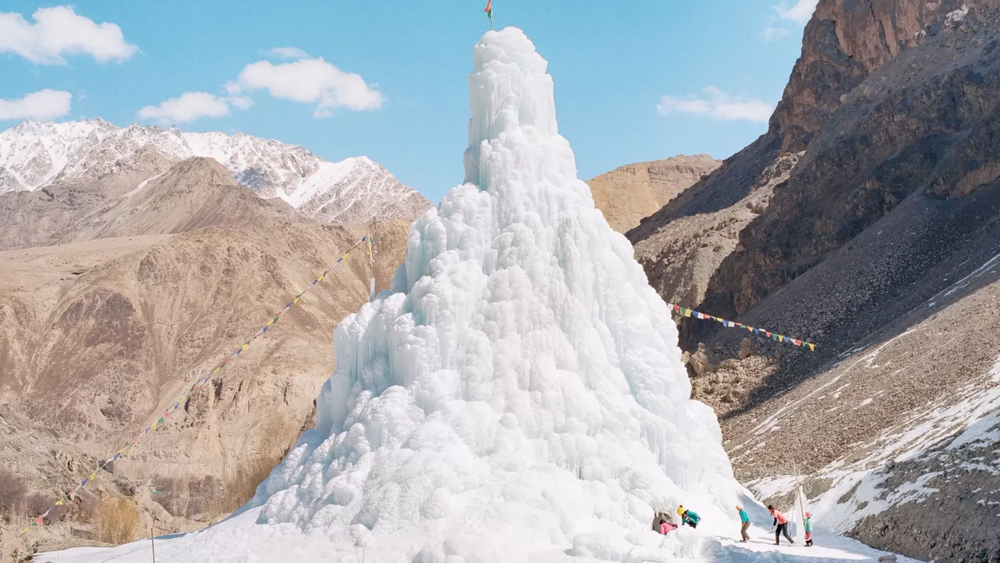 В Ыссык-Атинском районе создают искусственные ледники изображение публикации