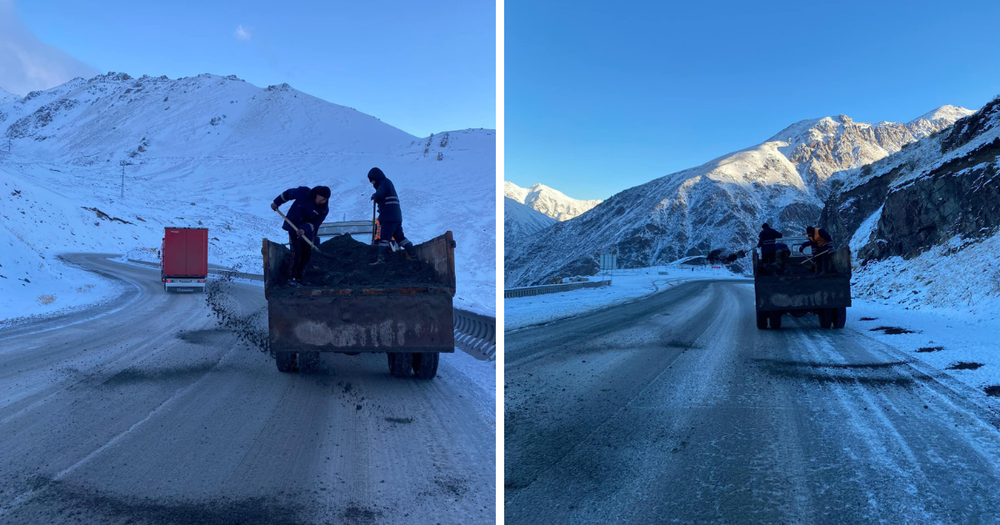 На перевале Тоо-Ашуу сняли ограничение на проезд грузовиков изображение публикации