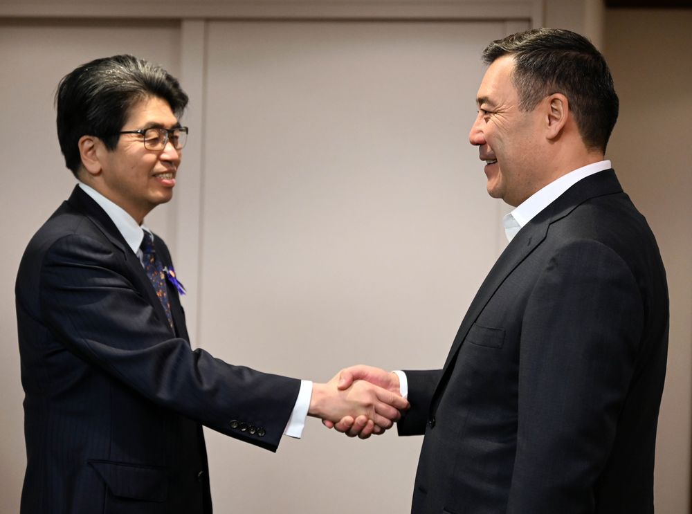 Садыр Жапаров встретился с управляющим Японского банка по международному сотрудничеству — о чем говорили изображение публикации