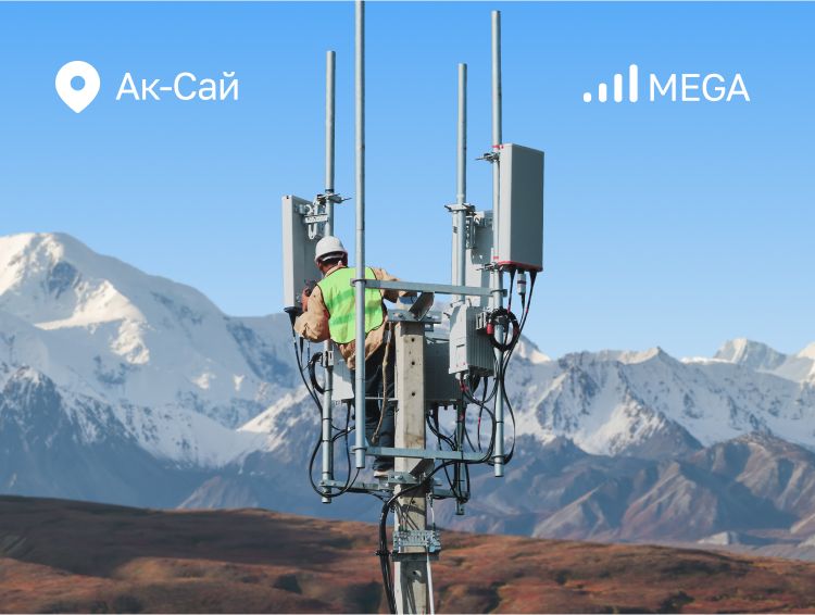 MEGA обеспечила связью долину Ак-Сай и пограничную заставу Корумду на «полюсе холода» изображение публикации