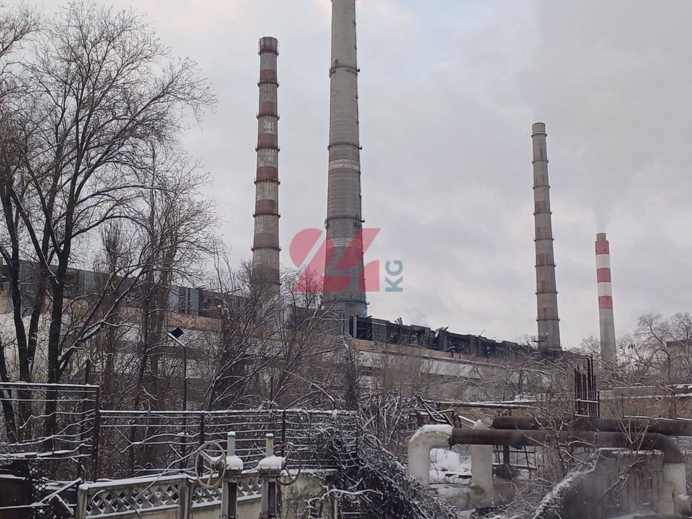 Авария на ТЭЦ Бишкека: на объекте произошел пожар. Как выглядит объект после ЧП? изображение публикации