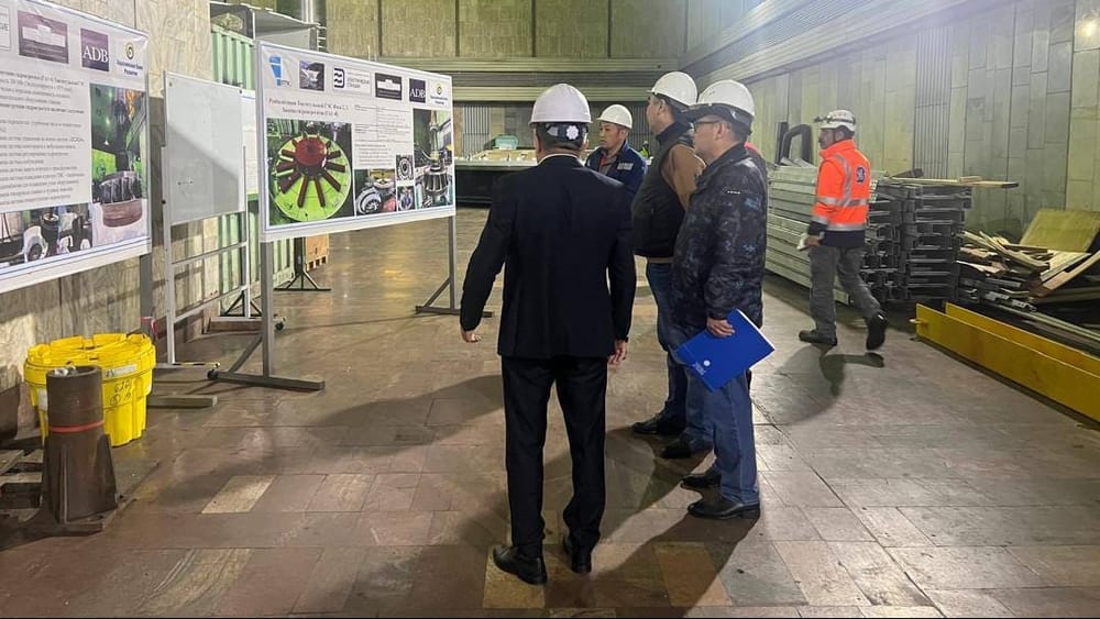 Модернизация Уч-Коргонской ГЭС опережает график на шесть дней изображение публикации