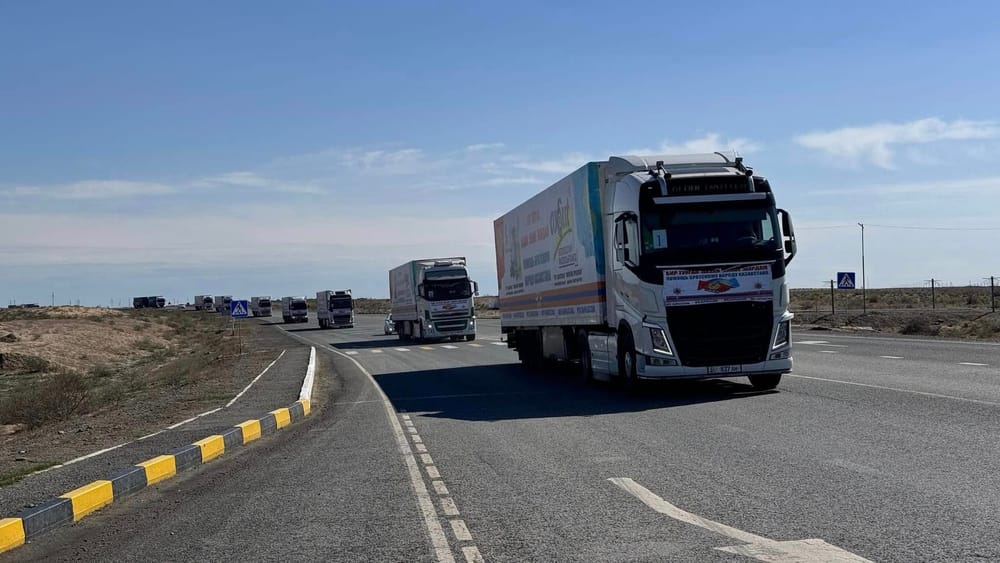 Вторая партия помощи из КР доставлена в два города Казахстана изображение публикации