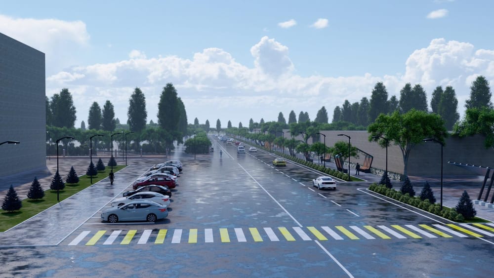 Госстрой предлагает модернизировать основную улицу Таласа – эскизы изображение публикации