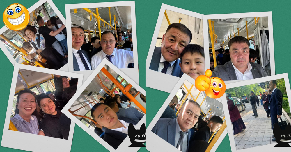 Кто поддержит флешмоб? Собчак поделилась новостью, что чиновников Бишкека пересадили на автобусы изображение публикации