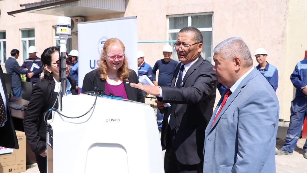 USAID передало Кыргызстану оборудование для точного определения скорости ветра изображение публикации