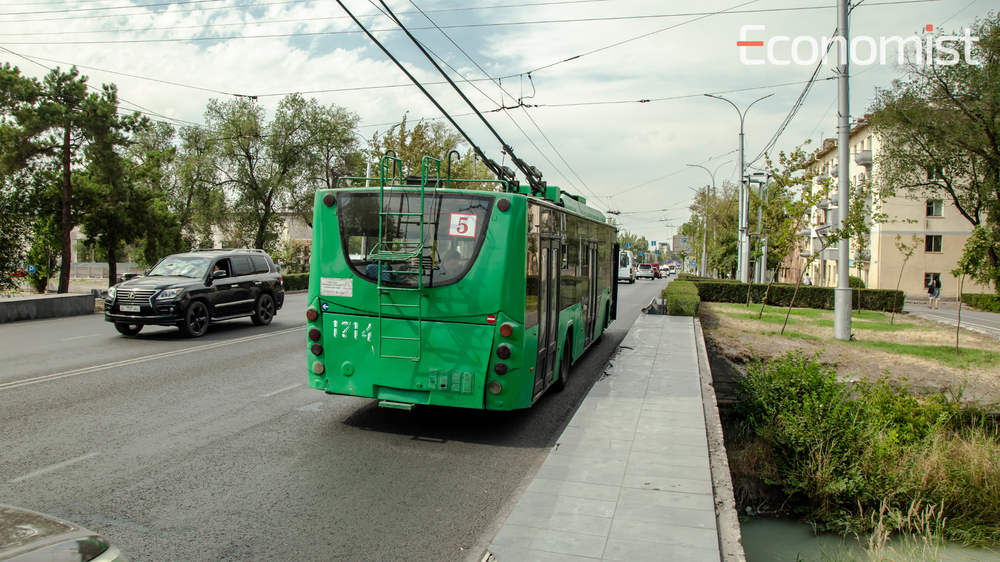 В Бишкеке изменили схемы движения троллейбусных маршрутов №5 и №7 изображение публикации