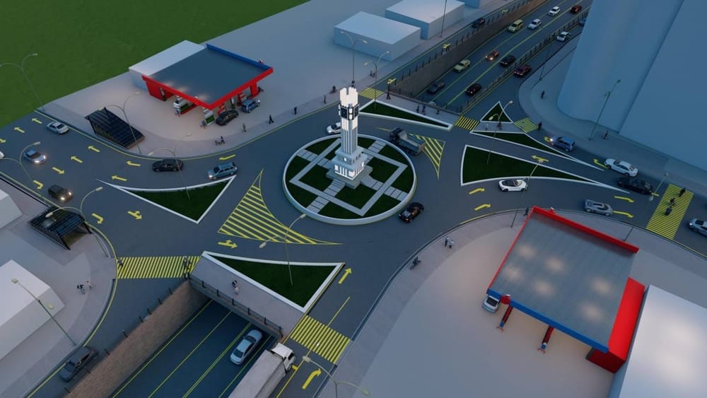 В Оше начали строительство двухуровневой транспортной развязки изображение публикации