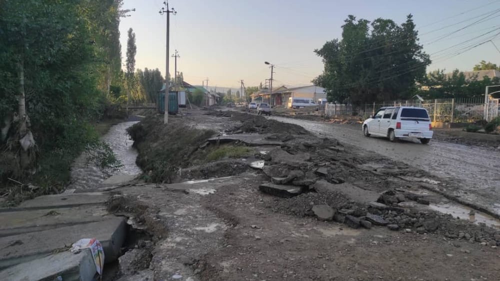 Сель в Баткене: автодорога Ош – Баткен – Раззаков открыта для движения изображение публикации