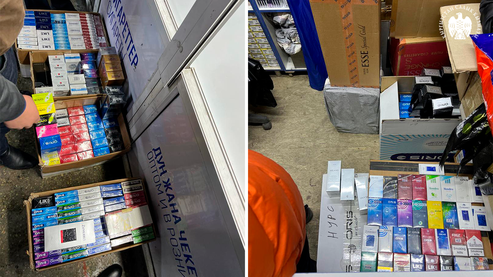 В ТЦ «Берекет-Универсал» торговцы продавали сигареты без акцизных марок изображение публикации