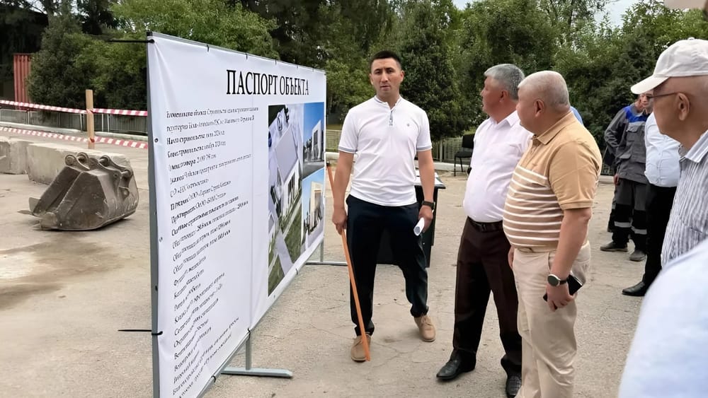 Для Ысык-Атинской РЭС строят новое здание изображение публикации