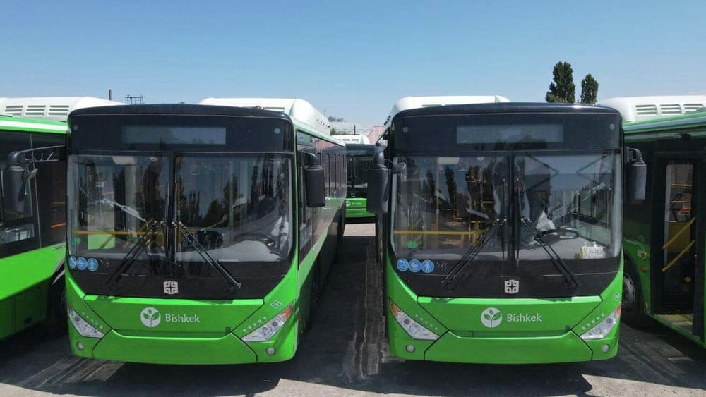 В Бишкеке частично изменили схему маршрута автобуса №4 изображение публикации