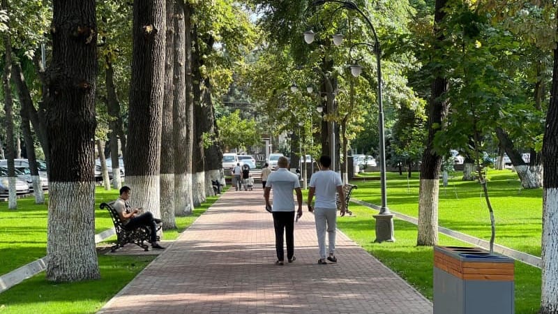 В Бишкеке отремонтировали часть бульвара Эркиндик – фото изображение публикации
