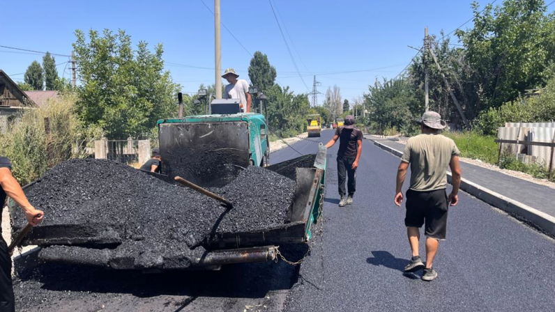 В Бишкеке ремонтируют улицу Кокчетавскую изображение публикации
