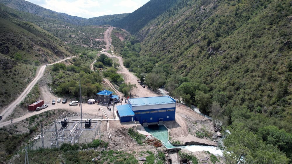 В Токтогуле запустили малую ГЭС «Кайнама» мощностью 9.6 МВт изображение публикации