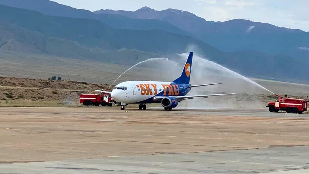 Из Оша запустили еще один рейс на Иссык-Куль изображение публикации