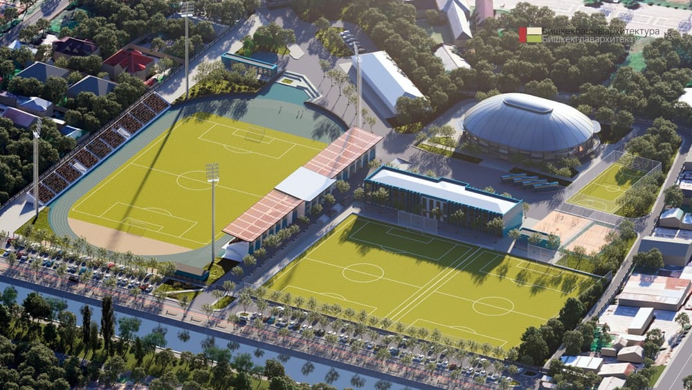 Мэрия Бишкека показала, как будет выглядеть спорткомплекс «Алга» – рендеры изображение публикации