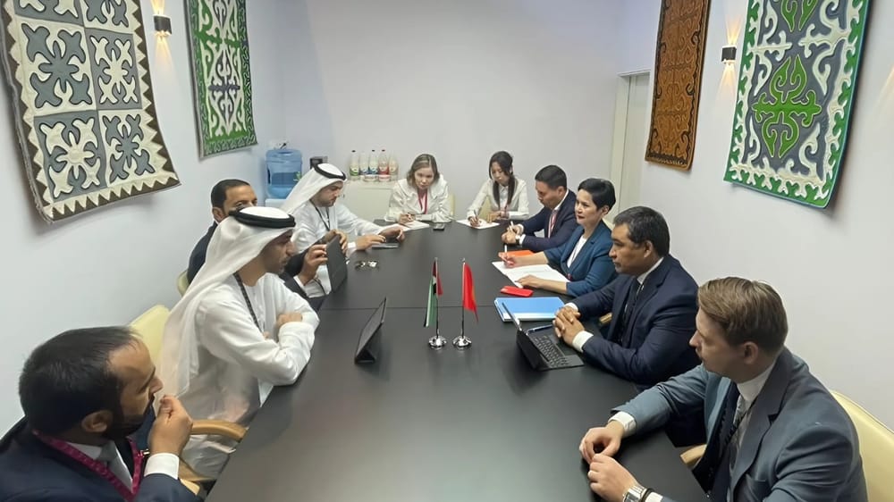 Министр внешней торговли ОАЭ заявил о готовности рассматривать перспективные проекты в КР изображение публикации