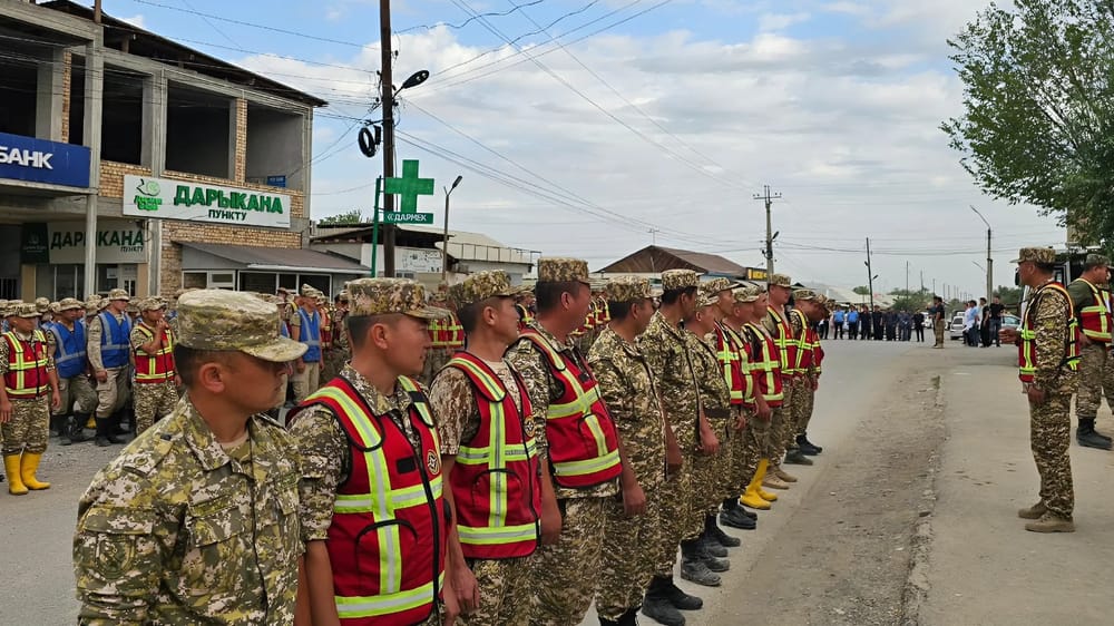 В Кара-Сууйском районе завершены восстановительные работы, спасатели возвращаются на места службы изображение публикации