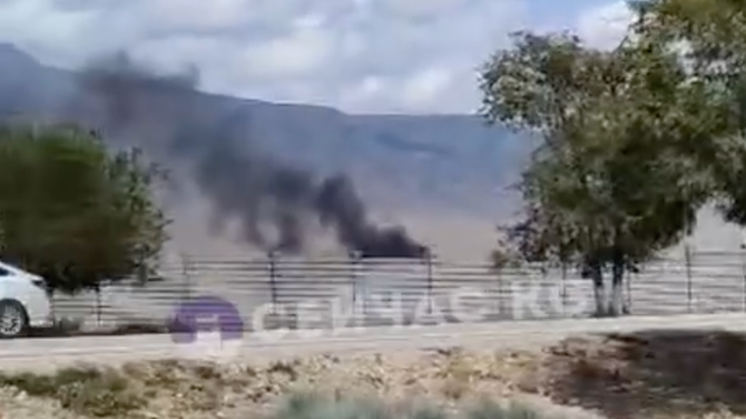 В районе аэропорта «Иссык-Куль» упал, предварительно, беспилотник изображение публикации