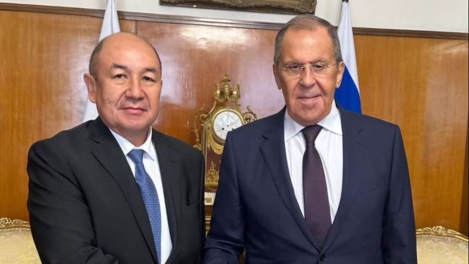 Боконтаев встретился с Сергеем Лавровым в статусе нового посла КР в России изображение публикации