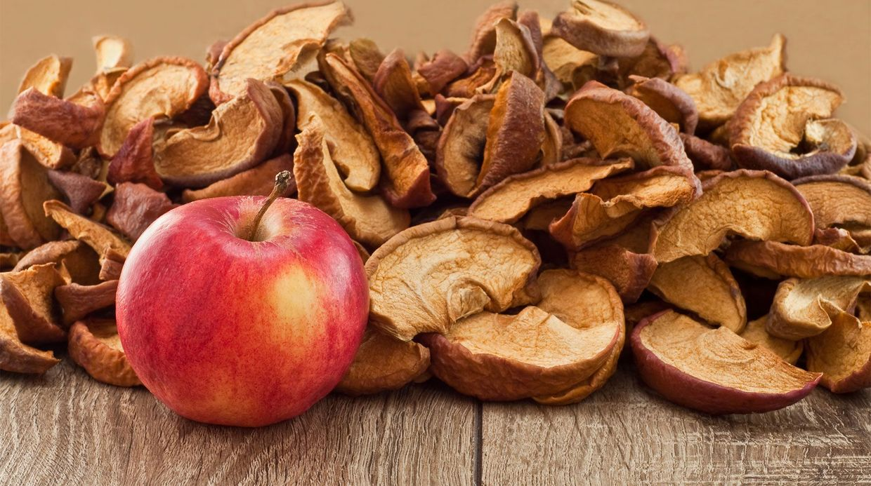 За девять месяцев Кыргызстан экспортировал 1.1 тысячи тонн сушеных яблок изображение публикации