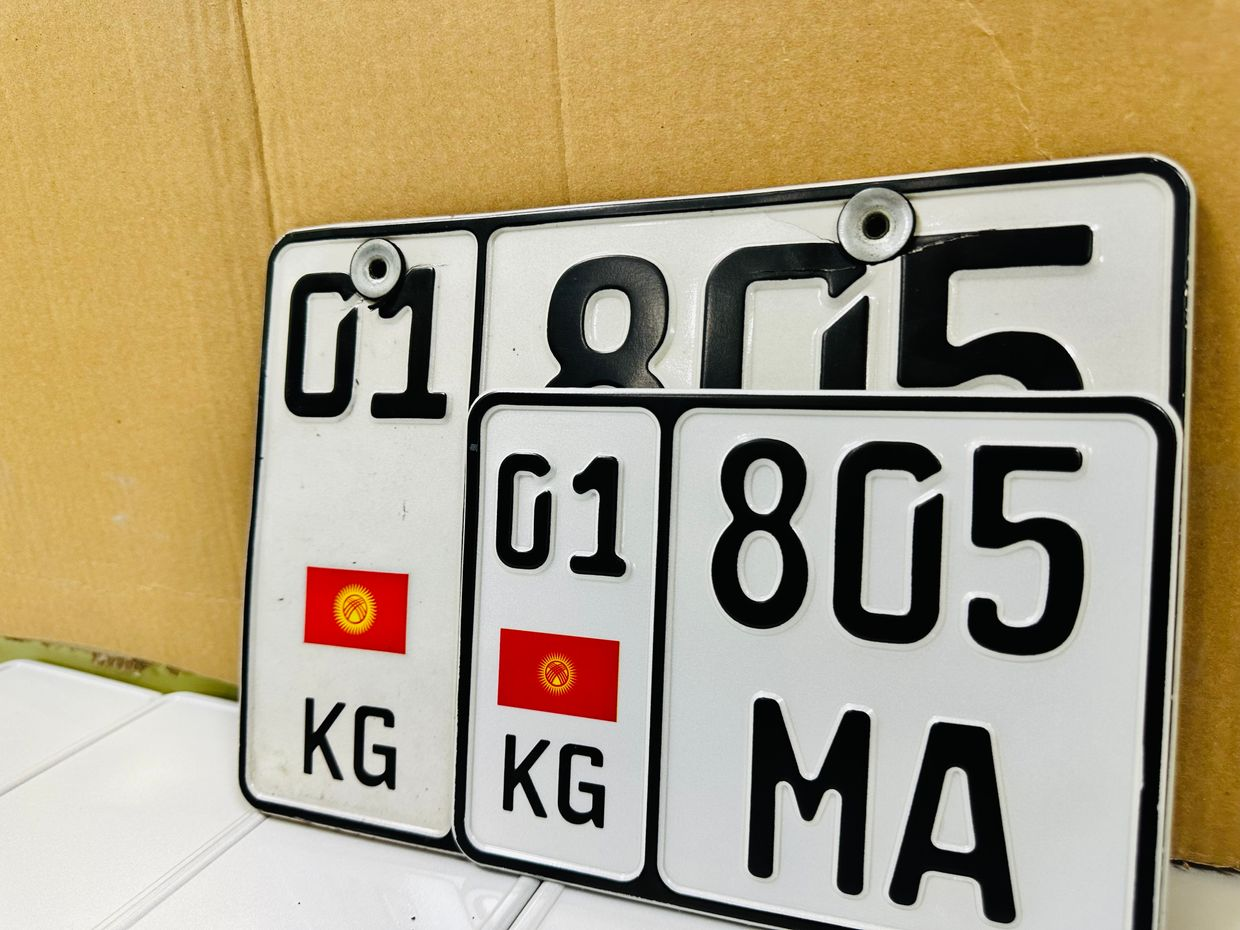 В Кыргызстане начали выдавать новые госномера для мотоциклов изображение публикации