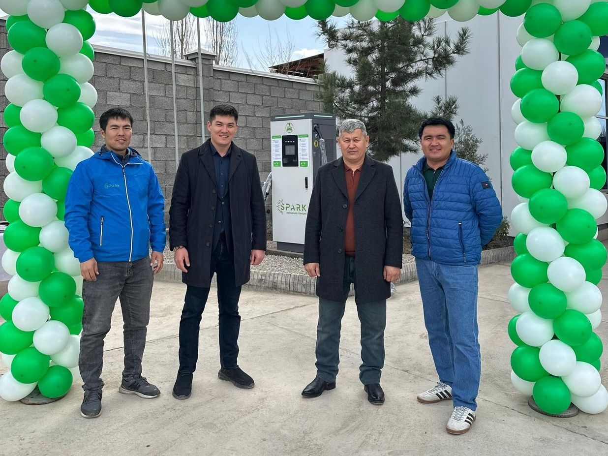 В Баткенской области открыли первую электрозарядную станцию изображение публикации