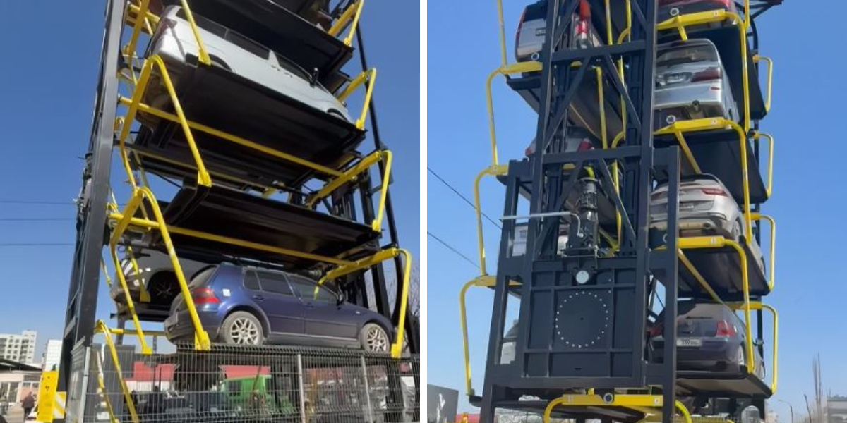 В Бишкеке заработала первая роторная парковка изображение публикации