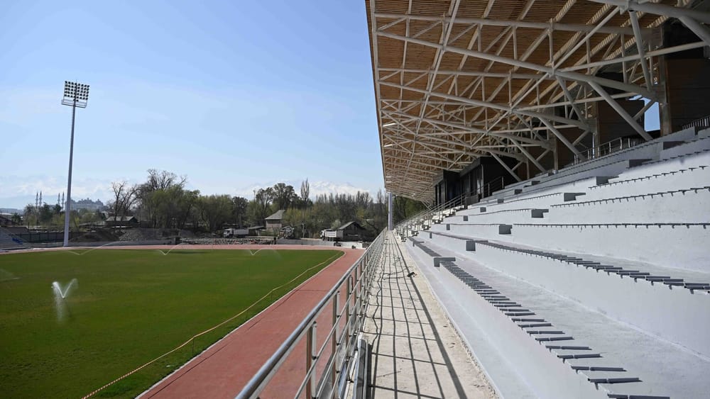 В Бишкеке строят спорткомплекс «Алга» и малую арену стадиона им. Д. Омурзакова – фото изображение публикации