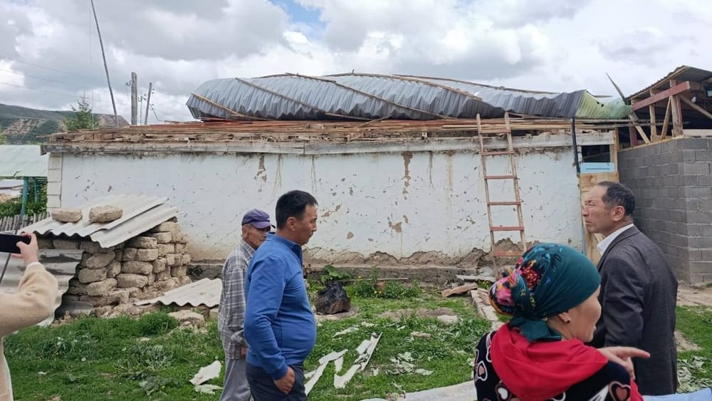 В МЧС зафиксировали ущерб от урагана в Иссык-Кульской области: повреждены более 300 объектов изображение публикации