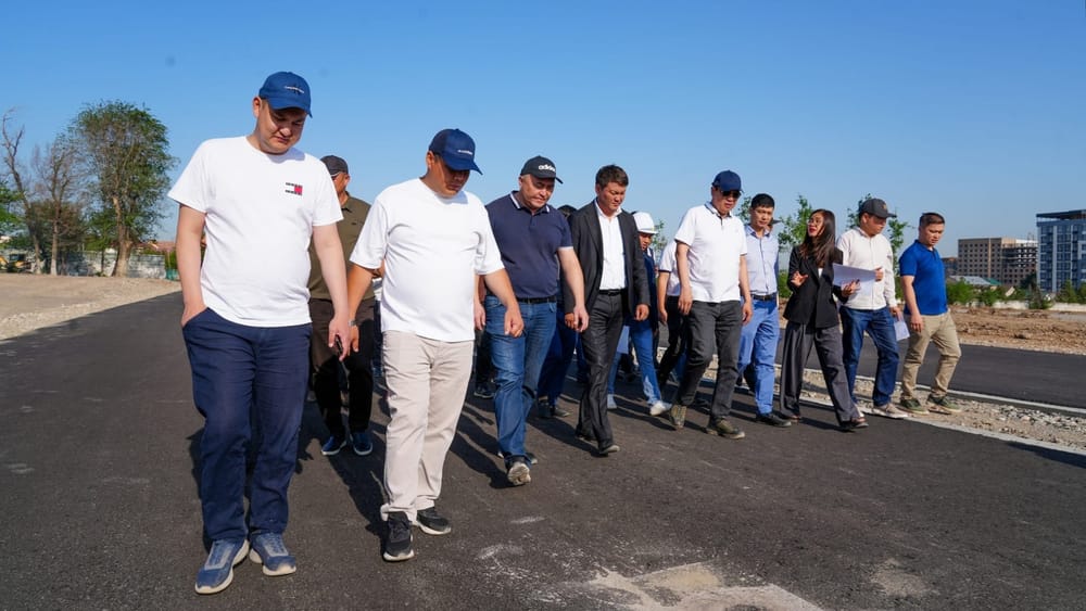 На месте ипподрома «Ак-Кула» возводят комплекс Royal Central Park — мэр проинспектировал стройку изображение публикации