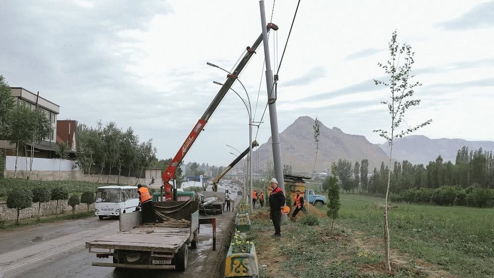 В Оше начали строительство третьей троллейбусной линии изображение публикации
