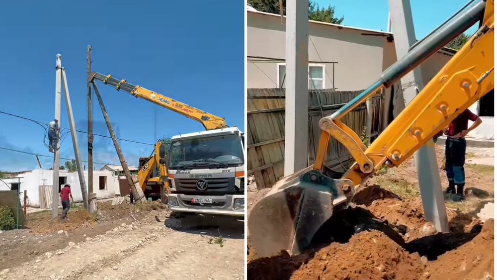 На трассе Бишкек – Кунтуу – Шопоков расширяют дорогу и высаживают деревья изображение публикации