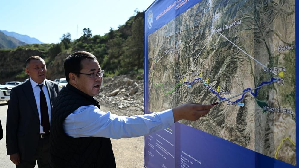 Строительство дороги Ала-Бука – Жаны-Базар – Кировка планируют завершить до конца 2025 года изображение публикации