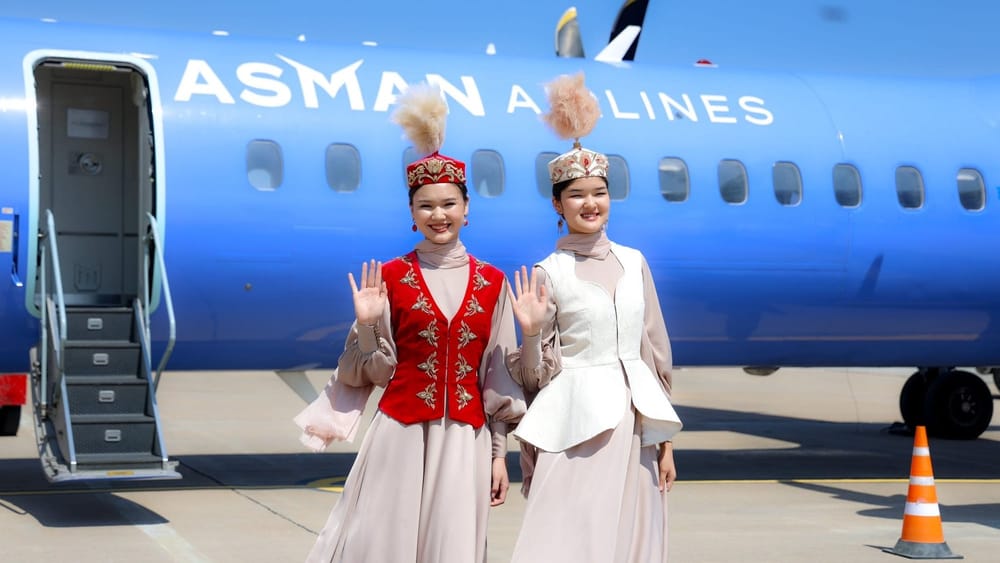 Авиакомпания «Асман Эйрлайнс» запустила авиасообщение между Алматы и Тамчы изображение публикации