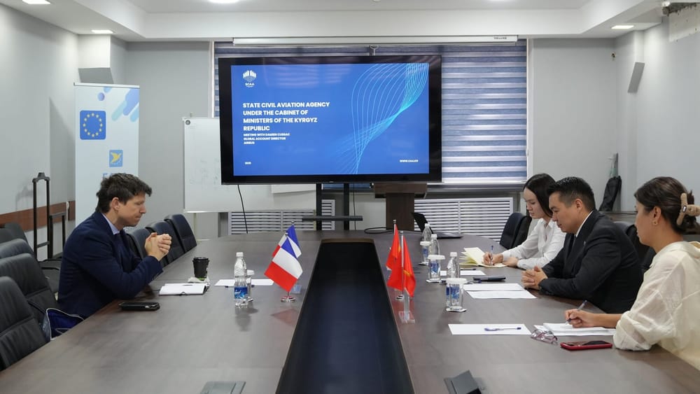 Airbus и ГАГА КР обсудили сотрудничество в обучении пилотов и развитии отрасли изображение публикации