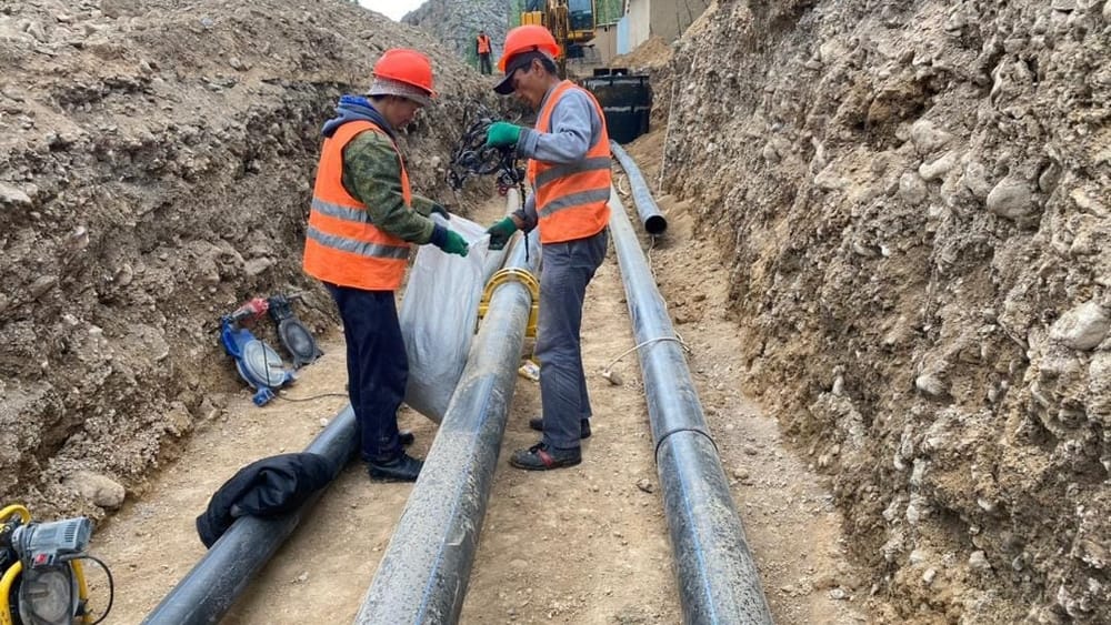 В 18 селах Баткенской и Таласской областях построили системы питьевого водоснабжения изображение публикации